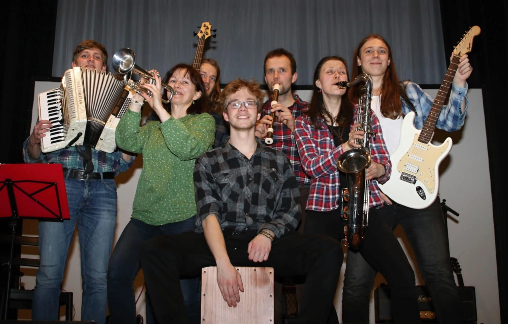 Ozvučení hudebního vystoupení kapely JPS Jedovnice